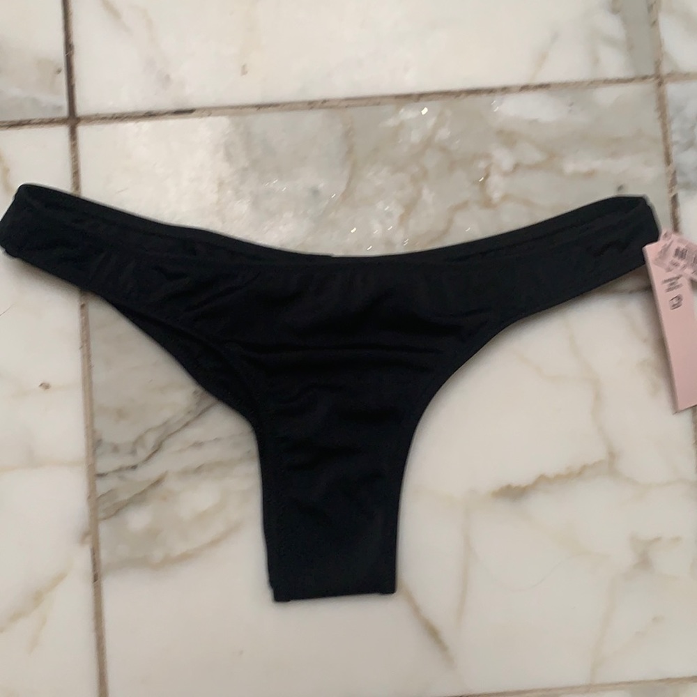 Black bikini bottom
